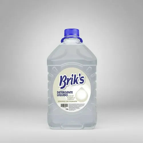 Detergente Brik's 5 litros Blanco – Sin Colorantes