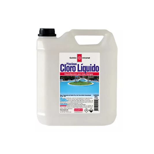Cloro para piscina Quimica Universal 5 litros