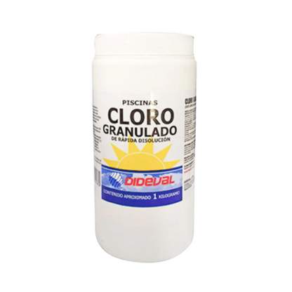 Cloro granulado Dideval 1 kg