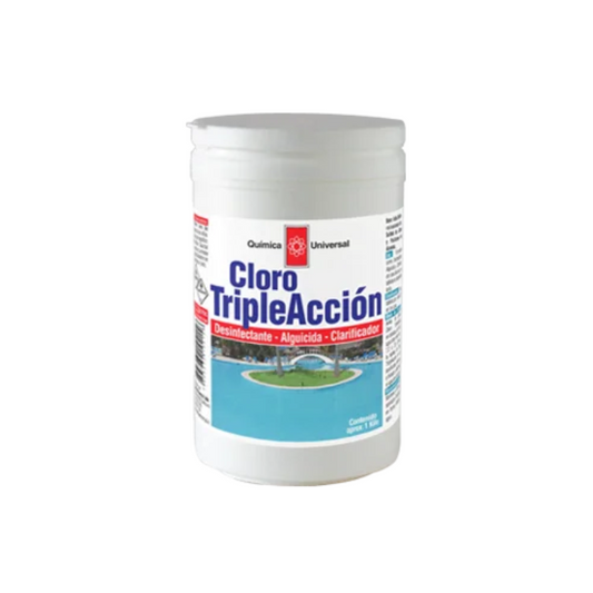 Tabletas de cloro triple acción 1 Kg.