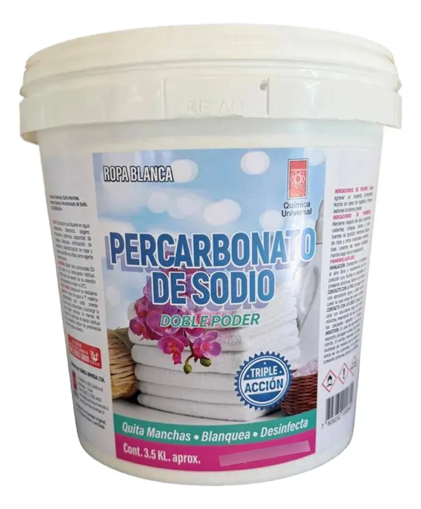 Envase percarbonato de sodio Química Universal 3,5 kg