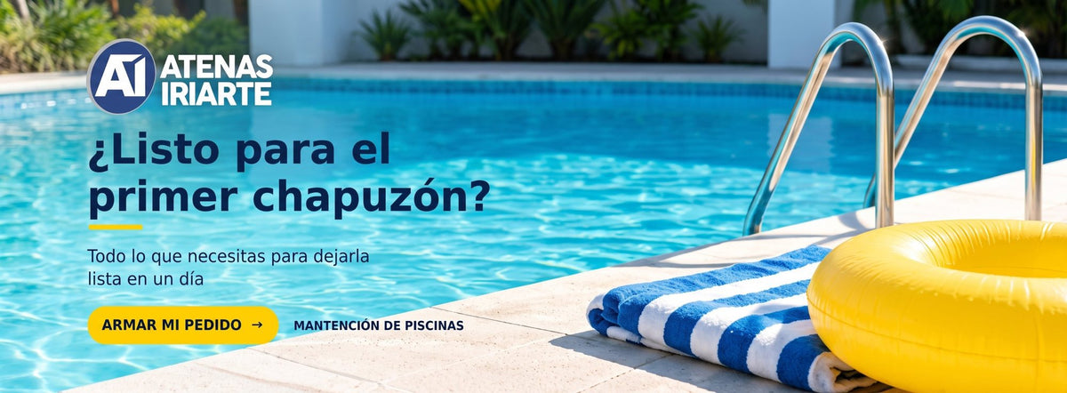 ¿Listo para el primer chapuzón? Todo para dejar tu piscina lista en un día
