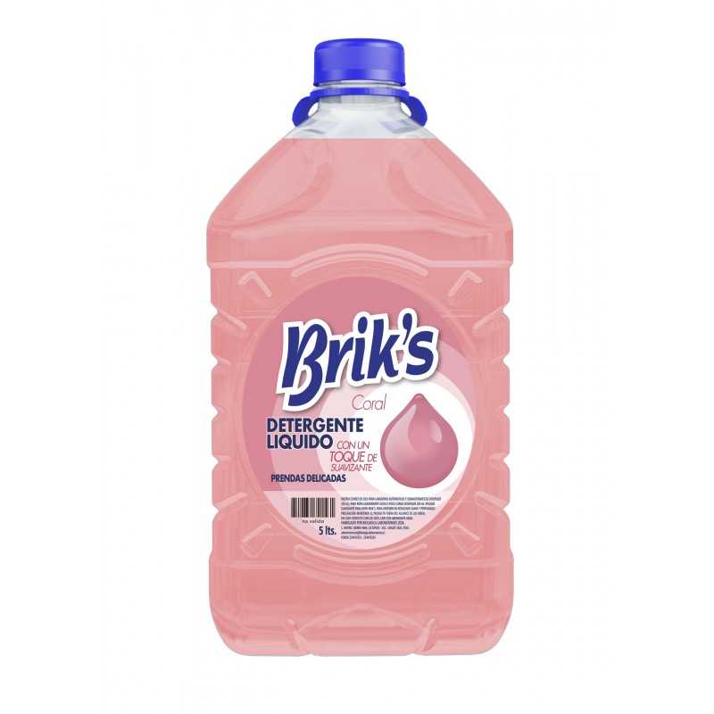 Detergente Brik's 5 litros Coral – Con Suavizante