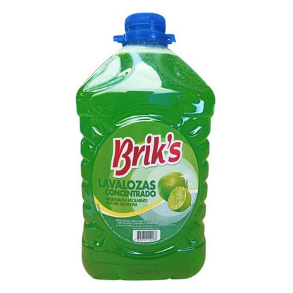 Lavalozas Brik's concentrado verde limón 5 litros